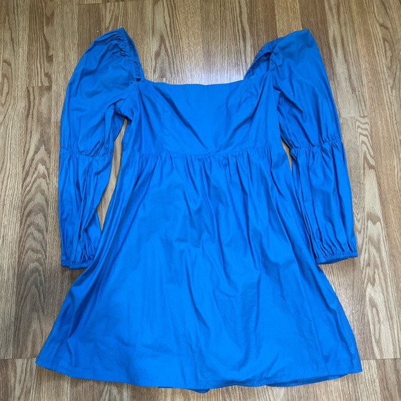 Reformation Michaela Dress in Azure Size 12 - Picture 3 of 11